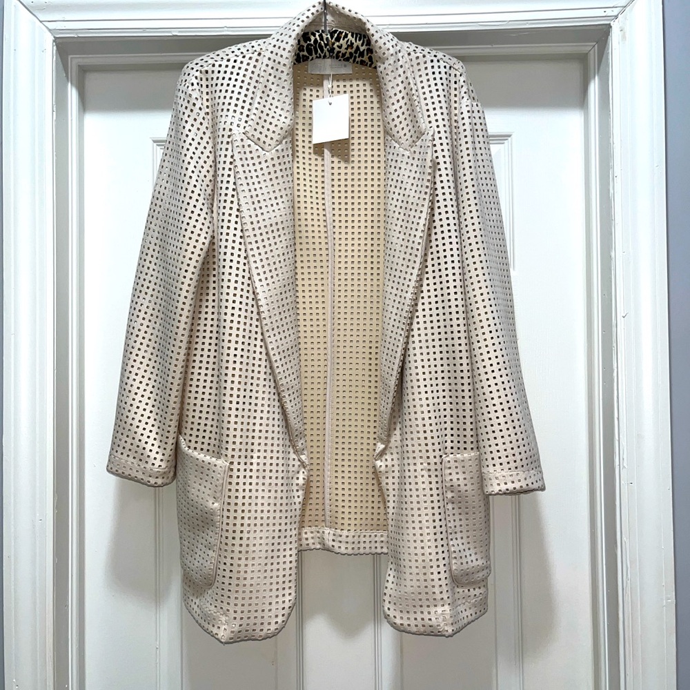 Zara perforated jacket